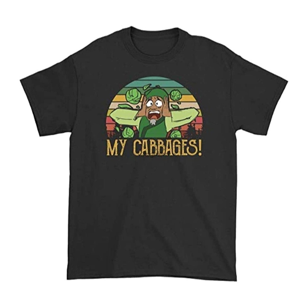 My Cabbages Funny Cabbage Merchant Retro Cartoon Meme Graphic TShirt